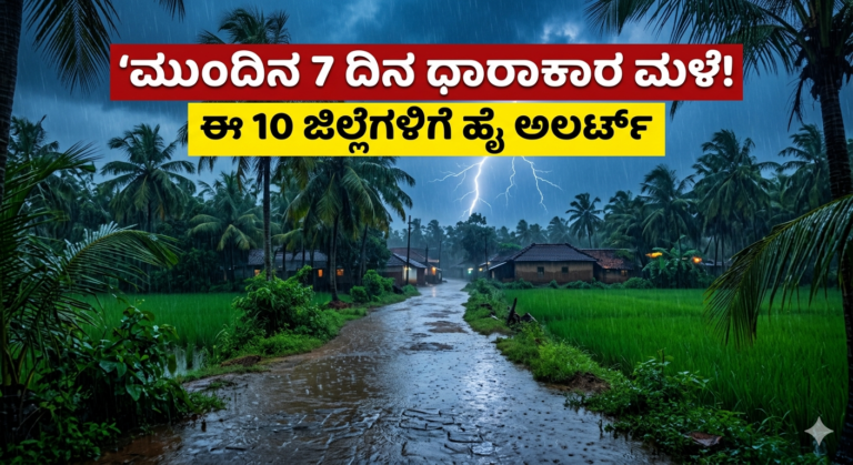 ಕರ್ನಾಟಕ ಮಳೆ ಅಲರ್ಟ್